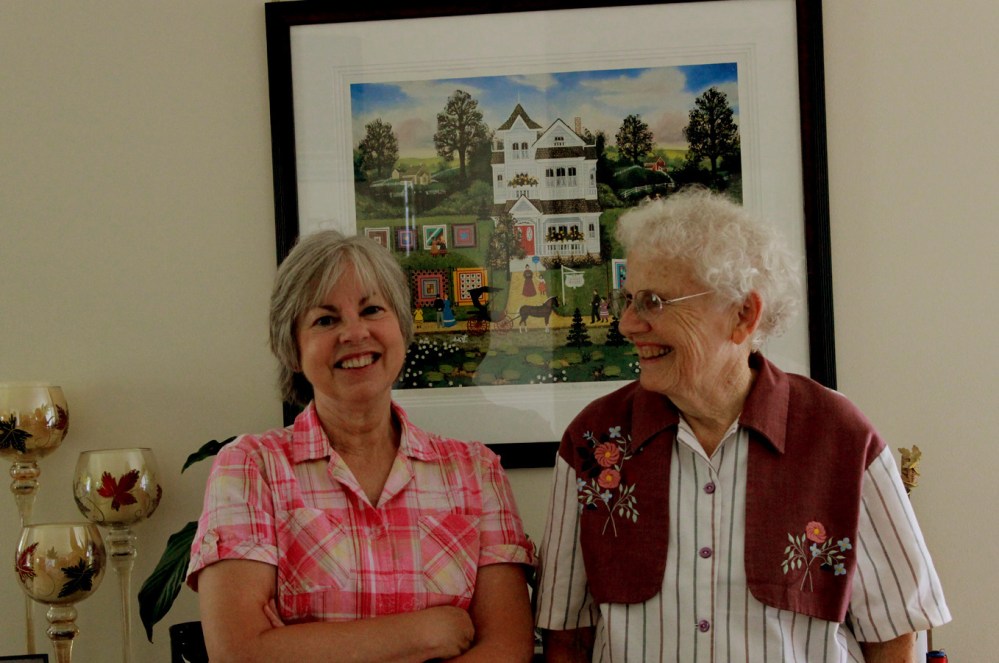 Mom's quilting buddy, Suzi